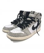 NIKEナイキ）の古着「Air Jordan 1 High OG」｜ホワイト×グレー