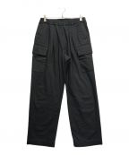 Graphpaperグラフペーパー）の古着「Wooly Cotton Easy Military Pants」｜グレー