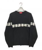 SUPREMEシュプリーム）の古着「INSIDE OUT LOGO SWEATER」｜ブラック