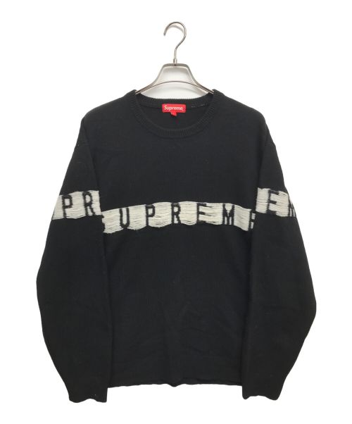 SUPREME（シュプリーム）Supreme (シュプリーム) INSIDE OUT LOGO SWEATER ブラック サイズ:Lの古着・服飾アイテム