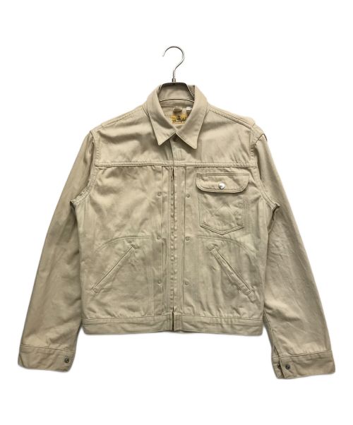 Wrangler（ラングラー）Wrangler (ラングラー) 復刻33MJZ BEN THE RODEO TALOR ベージュ サイズ:36の古着・服飾アイテム