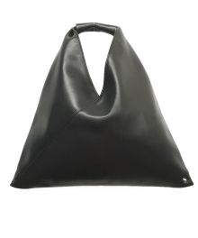 MM6 Maison Margiela（エムエムシックス メゾンマルジェラ）の古着「Japanese シンセティックレザー ミニバッグ」｜ブラック