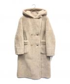 HER LIP TOハーリップトゥ）の古着「Fleur Shearling Boa Coat」｜ベージュ