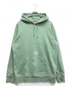 SUPREMEシュプリーム）の古着「Overdyed Hooded Sweatshirt」｜グリーン