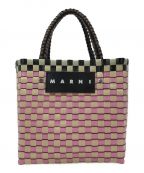 MARNIマルニ）の古着「MARKET MINI BASKET BAG」｜ピンク