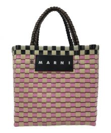 MARNI（マルニ）の古着「MARKET MINI BASKET BAG」｜ピンク