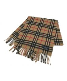 Burberry's（バーバリーズ）の古着「ノヴァチェックカシミヤマフラー」｜ブラウン