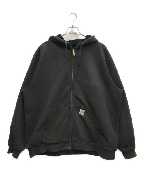 CarHartt（カーハート）CarHartt (カーハート) ジップパーカー ブラック サイズ:XLの古着・服飾アイテム