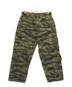 HUMAN MADEヒューマンメイド）の古着「TIGER CAMO PANTS」｜カーキ