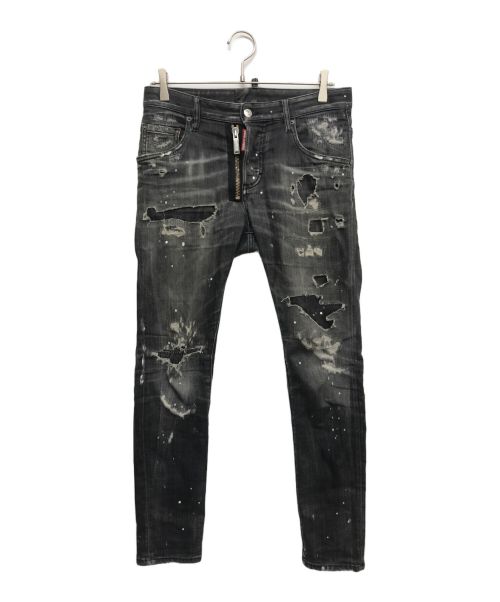 DSQUARED2（ディースクエアード）DSQUARED2 (ディースクエアード) Super Twinky Jean グレー サイズ:44の古着・服飾アイテム