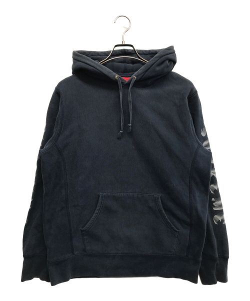 SUPREME（シュプリーム）Supreme (シュプリーム) Gradient Sleeve Hooded Sweatshirt ネイビー サイズ:Mの古着・服飾アイテム