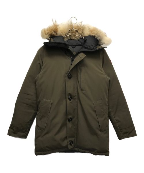 CANADA GOOSE（カナダグース）CANADA GOOSE (カナダグース) ジャスパーパーカ カーキ サイズ:Mの古着・服飾アイテム