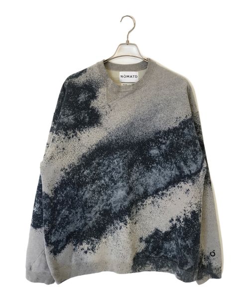 NOMA t.d.（ノーマティーディー）NOMA t.d. (ノーマティーディー) Hand Dyed Twist Sweat ブルー×グレー サイズ:3の古着・服飾アイテム