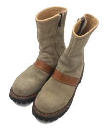 nonnative×el resero（ノンネイティブ×エルレセロ）の古着「スウェードエンジニアブーツ」｜ベージュ