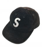 SUPREMEシュプリーム）の古着「Corduroy S Logo Panel」｜ブラック