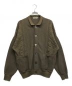 yashikiヤシキ）の古着「Hoshikuzu Collar Cardigan」｜オリーブ