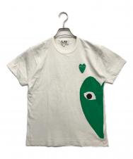 PLAY COMME des GARCONS (プレイ コムデギャルソン) GREEN HEART Tシャツ ホワイト サイズ:S