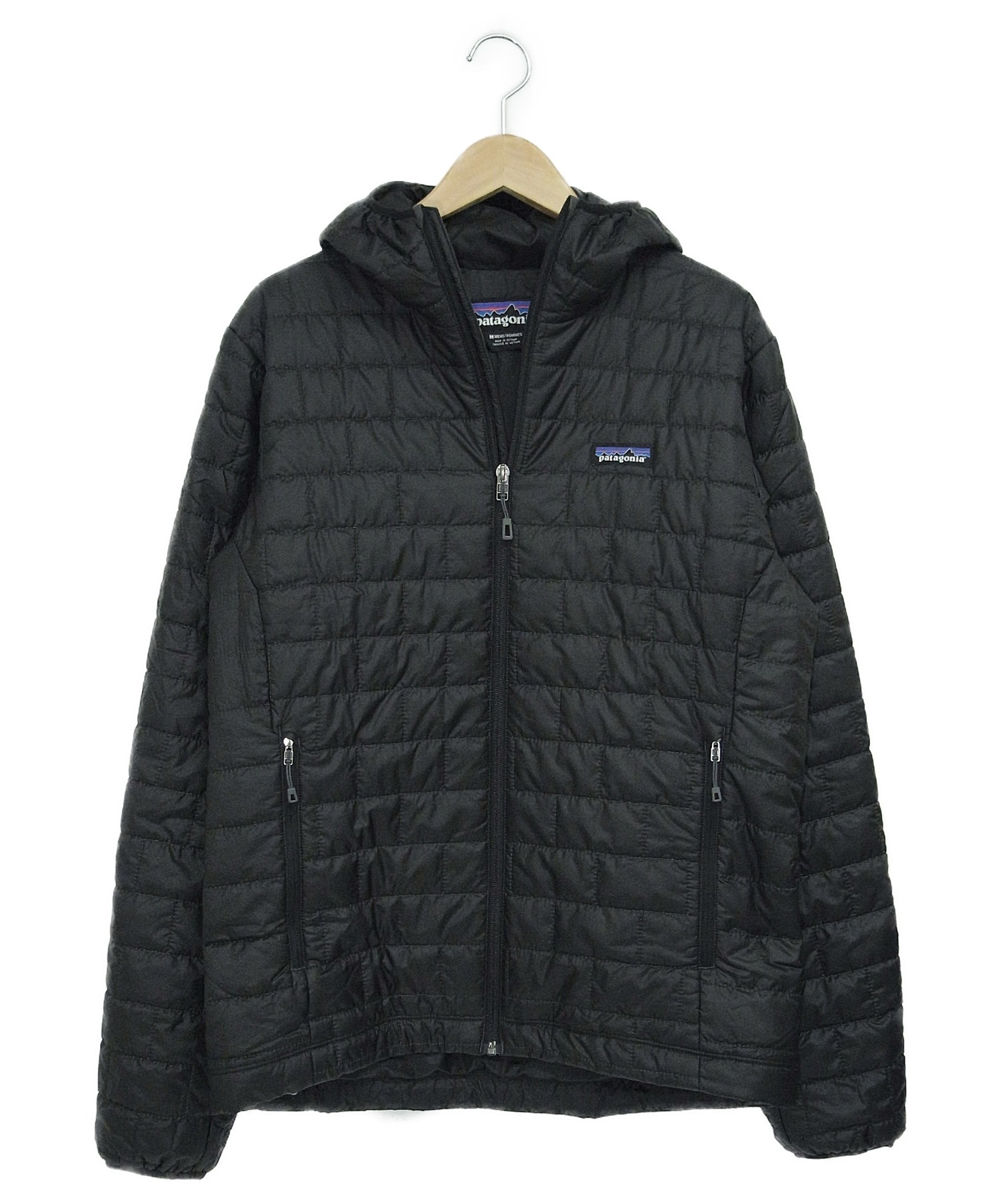 レディース 【M】patagonia パタゴニア ナノパフベスト グレー+