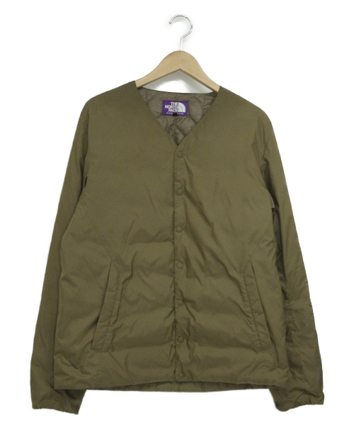 中古 古着通販 The Northface Purplelabel ザノースフェイスパープルレーベル ダウンカーディガン カーキ サイズ L Nd2653n ブランド 古着通販 トレファク公式 Trefac Fashion