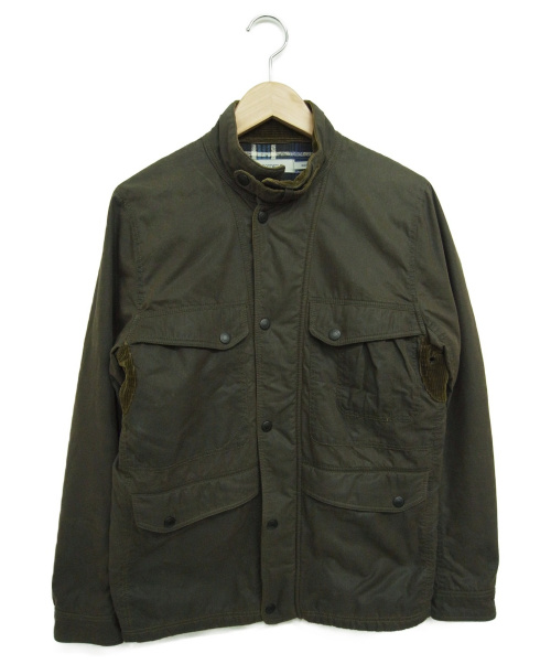 中古 古着通販 Nonnative ノンネイティブ ライダージャケット カーキ Nn J1803 Cotton Mix Weather Paraffin Coated ブランド 古着通販 トレファク公式 Trefac Fashion