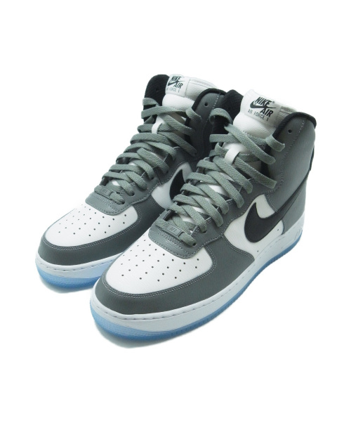 中古 古着通販 Nike ナイキ ハイカットスニーカー グレー ホワイト サイズ 28 5 Air Force 1 High By You Aq3771 994 ブランド 古着通販 トレファク公式 Trefac Fashion