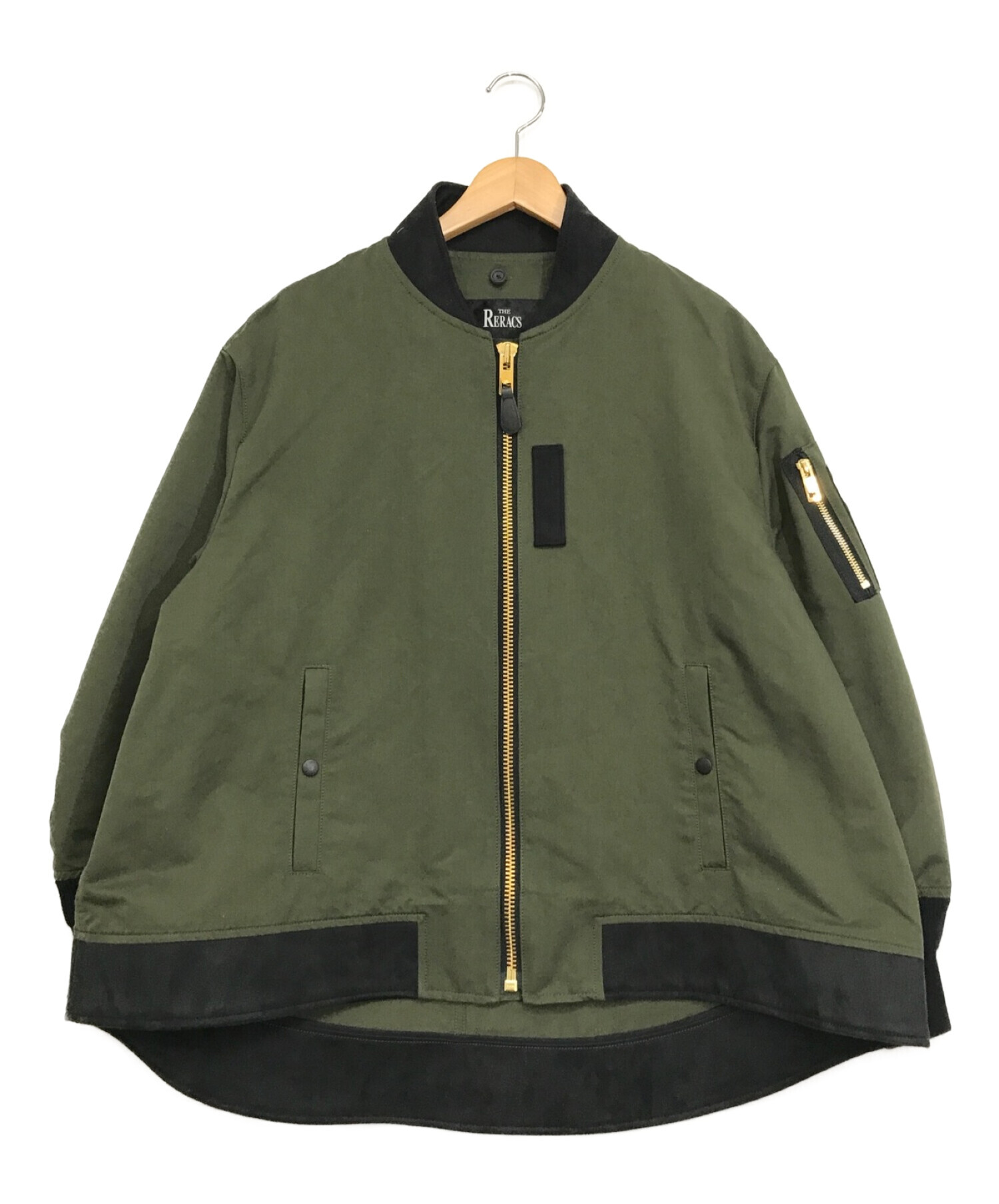 THE RERACS×UNITED ARROWS (ザ リラクス×ユナイテッドアローズ) MA-1ジャケット オリーブ サイズ:36