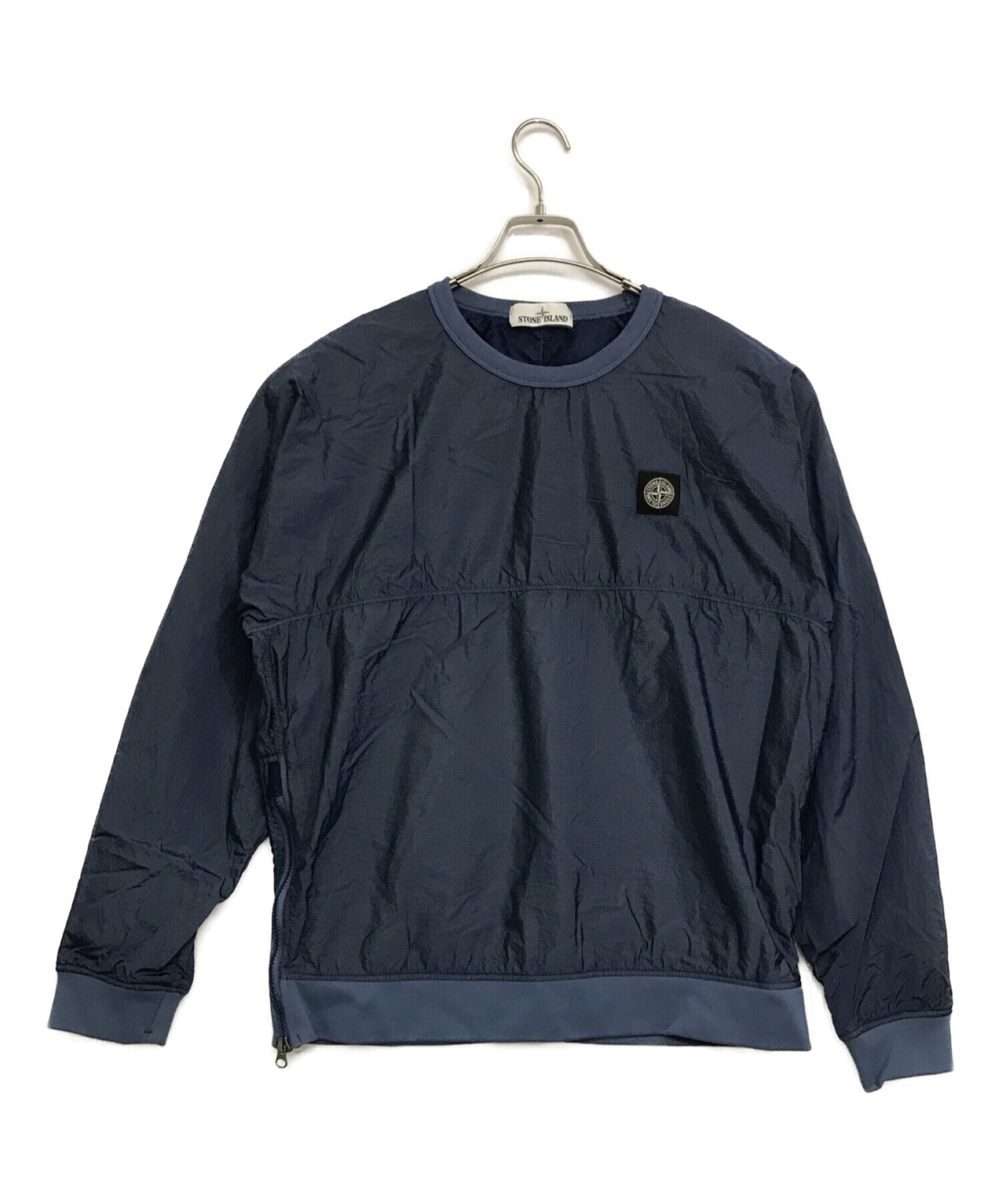 STONE ISLAND (ストーンアイランド) ナイロンプルオーバー/Nylon Metal Watro Sweat ネイビー サイズ:S