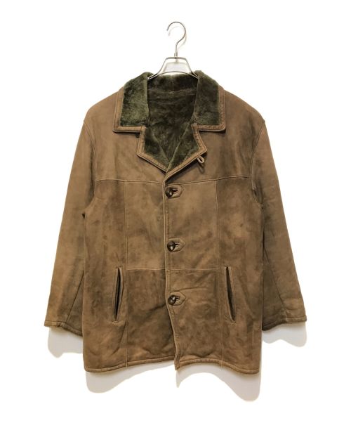 Naturpiel（-）Naturpiel (-) ［古着］ムートンコート ブラウン サイズ:40の古着・服飾アイテム