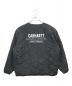 CarHartt (カーハート) ギャリソンライナージャケット/GARRISON LINER/中綿ジャケット/パディングジャケット/フラスコキルティング/バックロゴ ブラック サイズ:Ｌ：12800円