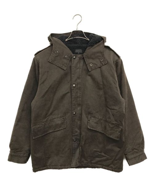 A.P.C.（アーペーセー）A.P.C. (アー・ペー・セー) ［古着］フランス製 裏ボアジップコート ブラウン サイズ:1の古着・服飾アイテム