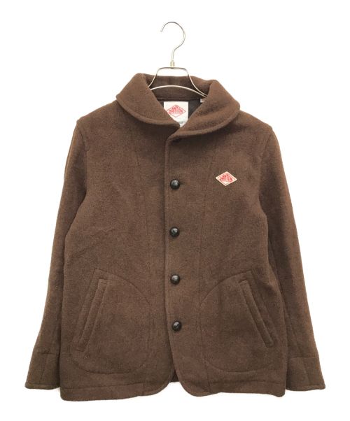 DANTON（ダントン）DANTON (ダントン) ウールモッサジャケット ブラウン サイズ:38の古着・服飾アイテム