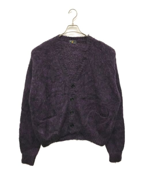 strange trip（ストレンジトリップ）strange trip (ストレンジトリップ) ミックスモヘアカーディガン/MIX MOHAIR CARDIGAN/ パープル サイズ:Ｓの古着・服飾アイテム