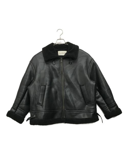 RAY BEAMS（レイ ビームス）RAY BEAMS (レイ ビームス) フェイクムートンボマーブルゾン fake shearling bomber blouson ブラック サイズ:不明の古着・服飾アイテム