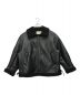 RAY BEAMS（レイ ビームス）の古着「フェイクムートンボマーブルゾン fake shearling bomber blouson」｜ブラック