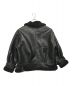 RAY BEAMS (レイ ビームス) フェイクムートンボマーブルゾン fake shearling bomber blouson ブラック サイズ:不明：7800円