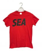 WIND AND SEAウィンド アンド シー）の古着「プリントTシャツ」｜レッド