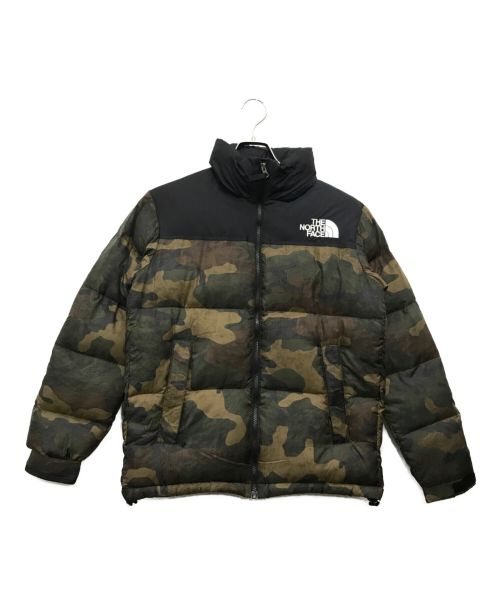 THE NORTH FACE（ザ ノース フェイス）THE NORTH FACE (ザ ノース フェイス) ノベルティヌプシジャケット Novelty Nuptse Jacke ウッドランドカモ サイズ:Sの古着・服飾アイテム