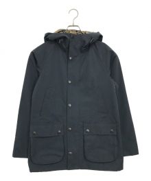 Barbour（バブアー）の古着「裏地チェックフーデットSLビデイルジャケット HOODED BEDALE SL」｜ネイビー