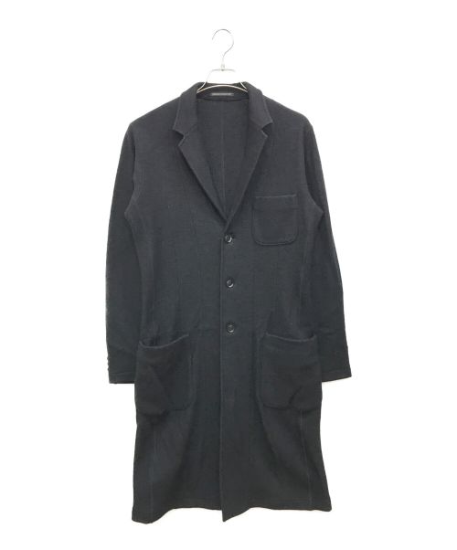 YOHJI YAMAMOTO COSTUME D HOMME（ヨウジヤマモトコストチュームドオム）YOHJI YAMAMOTO COSTUME D HOMME (ヨウジヤマモトコストチュームドオム) 動体裁断ウールロングコート / INDUSTYLE / インダスタイル ブラック サイズ:3の古着・服飾アイテム