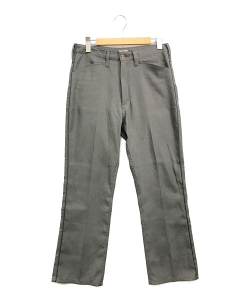 Schott（ショット）Schott (ショット) Wrangler (ラングラー) WRANCHER WIDE DRESS PANTS / ランチャー ワイド ドレスパンツ グレー サイズ:Ｌの古着・服飾アイテム