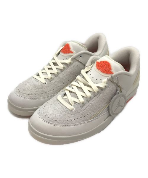 NIKE（ナイキ）NIKE (ナイキ) Shelflife (シェルフライフ) JORDAN 2 RETRO LOW / ジョーダン２レトロロー / ローカットスニーカー / バスケットボールシューズ  アイボリー サイズ:27.5㎝ 未使用品の古着・服飾アイテム