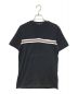 GUCCI（グッチ）の古着「Web stripe v-neck T」｜ブラック