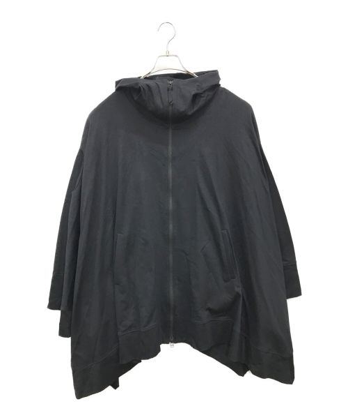 divka（ディウカ）divka (ディウカ) “BASICS” LeQrotti Jersey Square Hoody / スクエアフーディ / ビックシルエットパーカー ブラック サイズ:2の古着・服飾アイテム