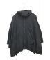 divka（ディウカ）の古着「“BASICS” LeQrotti Jersey Square Hoody / スクエアフーディ / ビックシルエットパーカー」｜ブラック