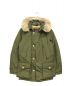 WOOLRICH（ウールリッチ）の古着「ARCTIC PARKA/アークティックパーカ　ダウンジャケット/中綿ジャケット/コヨーテファー/60/40クロス」｜オリーブ