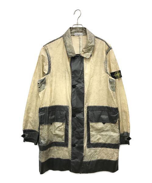 STONE ISLAND（ストーンアイランド）STONE ISLAND (ストーンアイランド) 2010 Reverse Colour Process Jacket / リバースカラープロセスジャケット / アーカイブ ホワイト×グレー サイズ:Ｌの古着・服飾アイテム