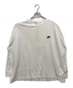 NIKE×PEACEMINUSONEナイキ×ピースマイナスワン）の古着「NRG CF L/S Tee / フラワープリントロングスリーブTシャツ」｜ホワイト