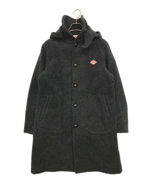 DANTON（ダントン）DANTON (ダントン) ウールモッサノーカラーコート グレー サイズ:38の古着・服飾アイテム