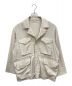 BLURHMS（ブラームス）の古着「SILK WOOL TROPICAL 43 JKT / シルクウールトロピカル ジャケット」｜アイボリー