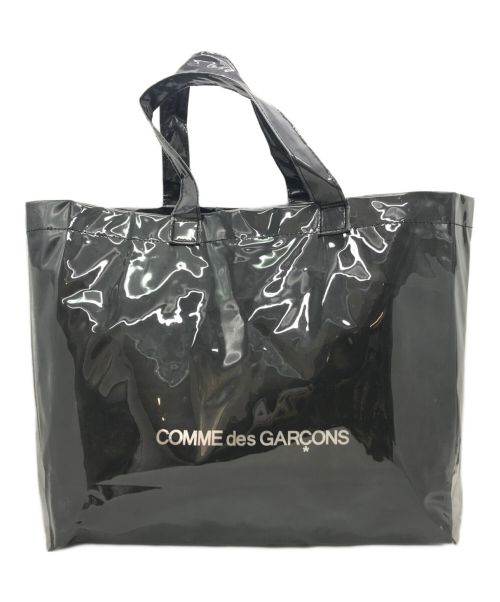 black market COMME des GARCONS（ブラックマーケットコムデギャルソン）black market COMME des GARCONS (ブラックマーケットコムデギャルソン) PVCトートバッグ ブラック サイズ:下記参照の古着・服飾アイテム